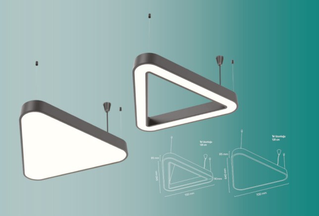 Lineer Armatür – Üçgen / Daire