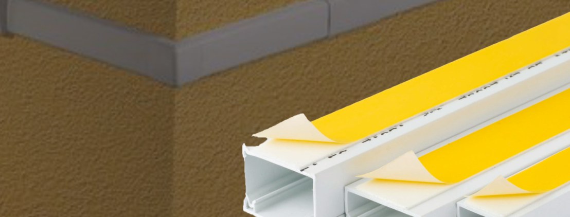 PVC Yapışkanlı Kablo Kanalı